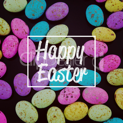 Composite image of happy easter