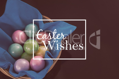 Composite image of easter greeting