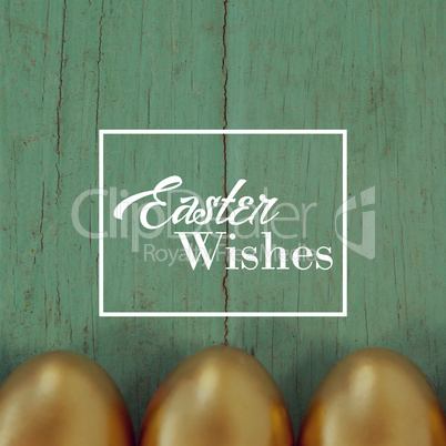 Composite image of easter greeting