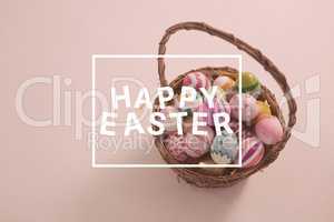 Composite image of easter greeting