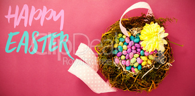 Composite image of easter greeting