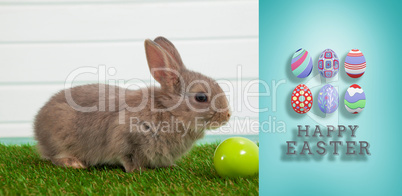 Composite image of happy easter graphic