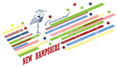 Abstract symbols of the State of New Hampshire