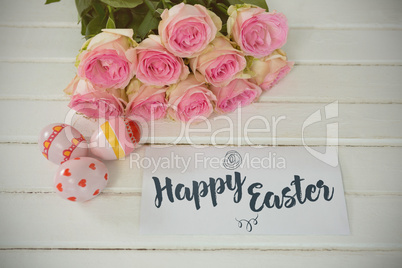 Composite image of happy easter logo