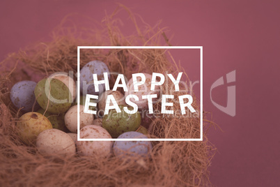 Composite image of easter greeting