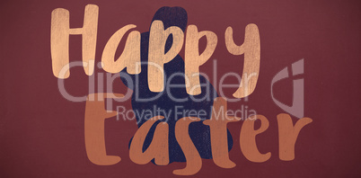 Composite image of happy easter logo