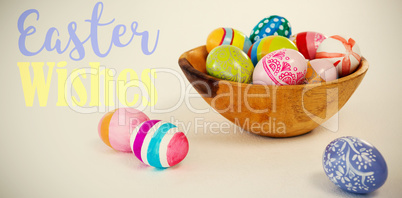 Composite image of easter greeting