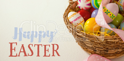 Composite image of easter greeting