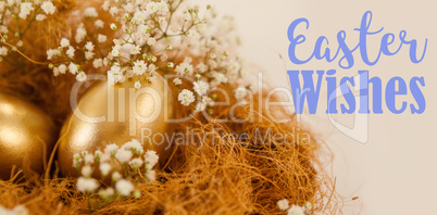 Composite image of easter greeting