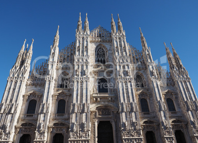 Duomo (meaning Cathedral) in Milan