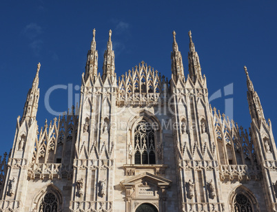 Duomo (meaning Cathedral) in Milan