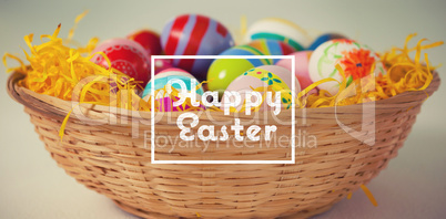 Composite image of happy easter