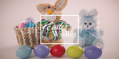 Composite image of easter greeting