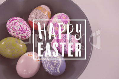 Composite image of easter greeting