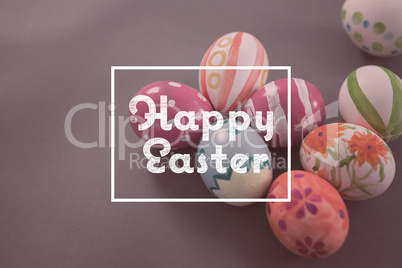 Composite image of happy easter