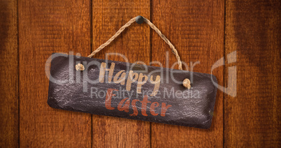 Composite image of happy easter logo