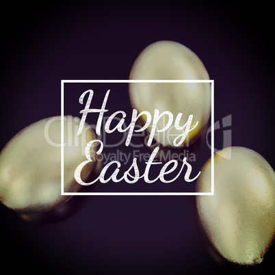 Composite image of happy easter