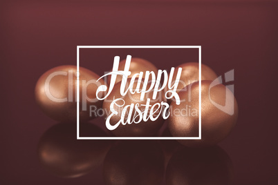 Composite image of happy easter