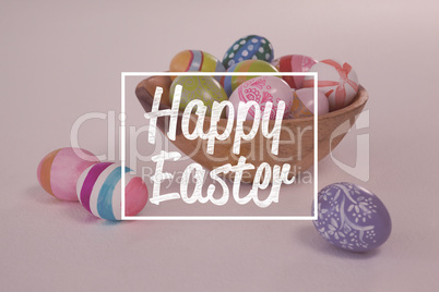 Composite image of happy easter