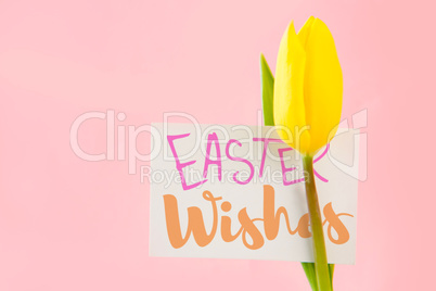 Composite image of easter greeting