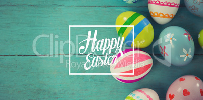 Composite image of happy easter