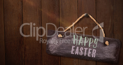 Composite image of easter greeting