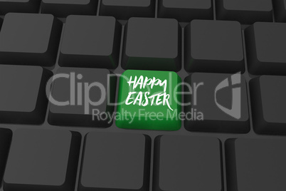 Composite image of easter greeting