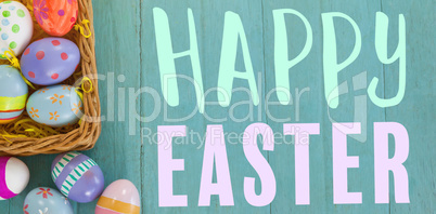 Composite image of easter greeting