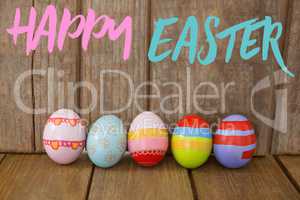 Composite image of easter greeting