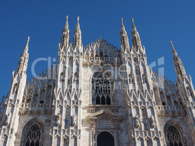 Duomo (meaning Cathedral) in Milan
