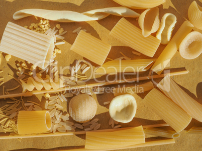 Traditional Italian pasta