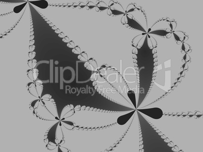 Grayscale fractal background