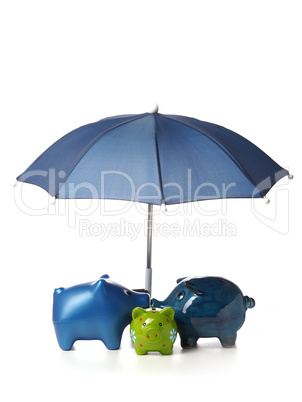 Financial protection concept image