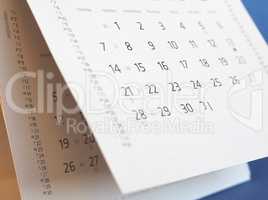 calendar page detail