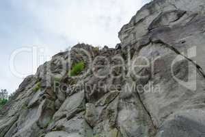 The Externsteine, striking sandstone rock formation in the Teuto