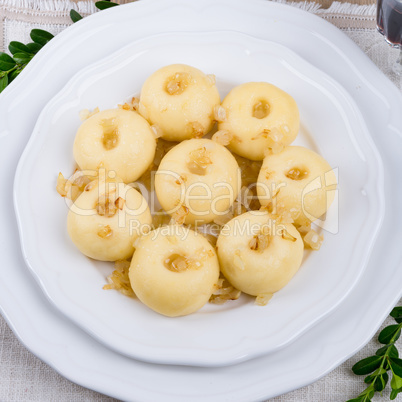 Silesian potato dumplings