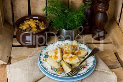 silesian gray potato dumplings