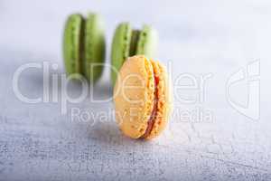 Almond cookies French macaroons