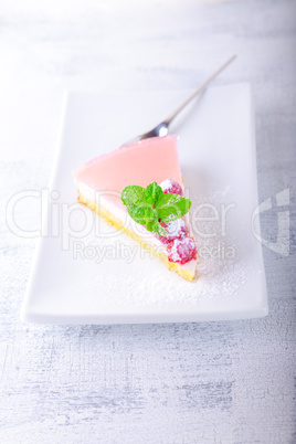 Yogurt homemade cheesecake