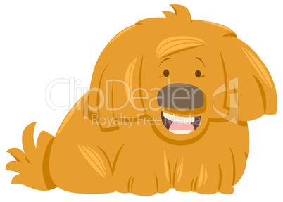 hairy dog animal character