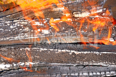 Wood burning background