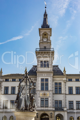 Town hall of Oelsnitz in the Vogtland