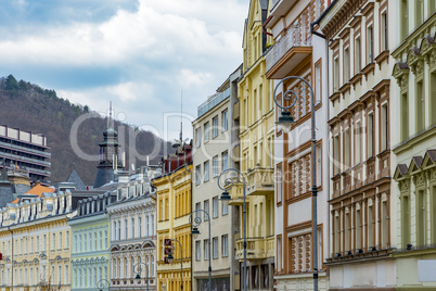 Impressions of Karlovy Vary in Czech Republic