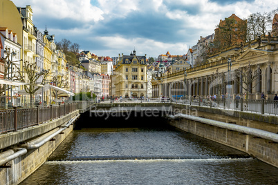 Impressions of Karlovy Vary in Czech Republic