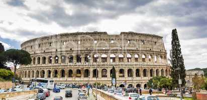 The Great Roman Colosseum Coliseum, Colosseo in Rome