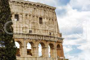 The Great Roman Colosseum Coliseum, Colosseo in Rome