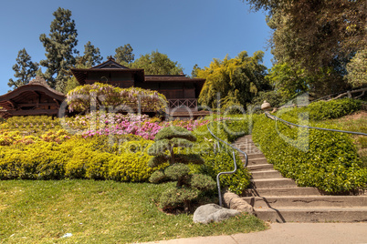 Japanese garden at the Huntington Botanical Gardens