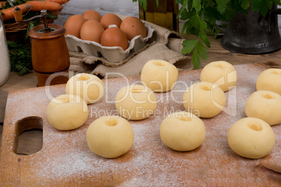Silesian potato dumplings