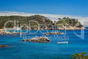 Detail of the Spanish coast at summer (Catalonia,Costa Brava)