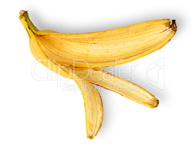 Banana skin deployed horizontally